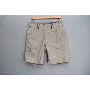 Simms Guide Series Fishing Shorts Small Tan Nylon Quick Dry Outdoor Mens